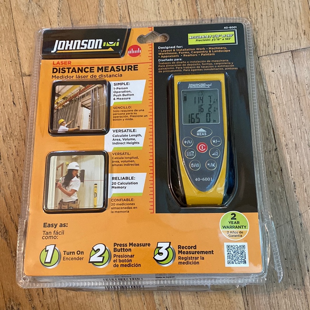 Johnson laser distance measure.